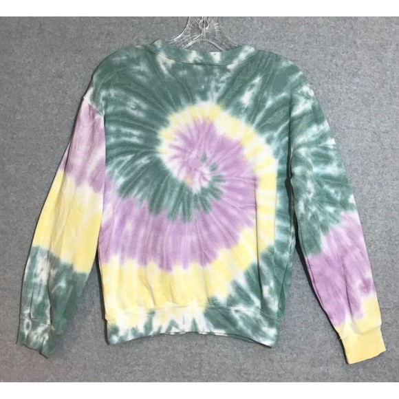 Spongebob Squarepants Characters Sweatshirt Womens‎ XS Tie-Dye Nickelodeon - Picture 2 of 6